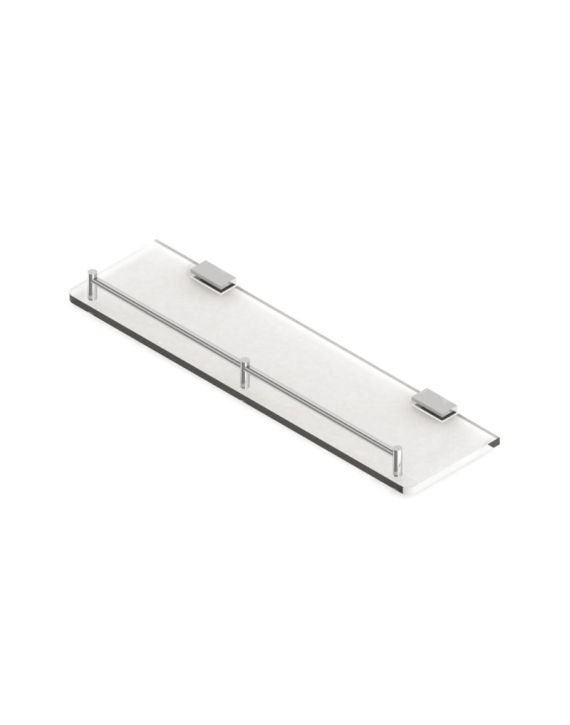 Viking Glass Shelf with Rail(Wall Brackets) 1785